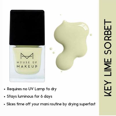 House Of Makeup Nail Lacquer - Key Lime Sorbet 12 ml - Nail Polish