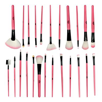 Beautiliss Professional Makeup Brush set with faux leather bag 24's - Face Brush