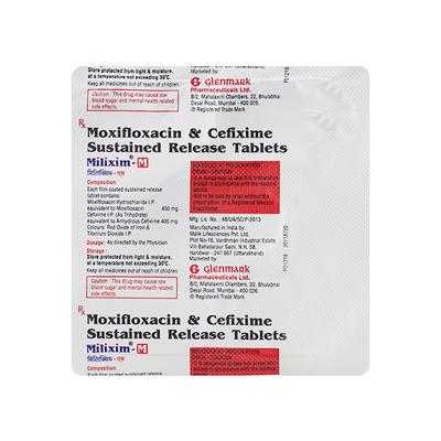 Milixim M Tablet 5'S - Bacterial Infections-Cep