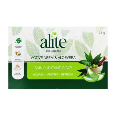 ALITE ACTIVE NEEM & ALOEVERA SKIN PURIFYING Soap 75g - Acne-Acn