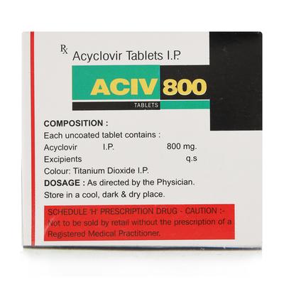 ACIV 800mg Tablet 10's - Viral infections-Ant
