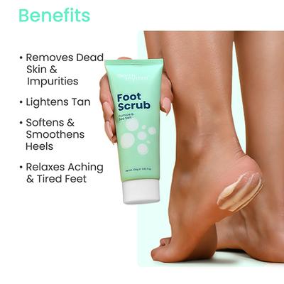 Earth Rhythm Pumice and Sea Salt Foot Scrub 100 gm - Foot Scrubs