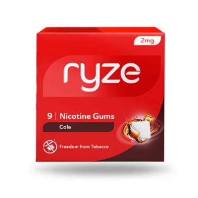 Ryze 2 mg Nicotine Gums - Cola 9's - Nicotine Gums/Lozenges