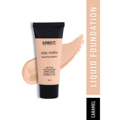 Insight Cosmetics Stay Matte Liquid Foundation -Caramel 30 ml - Foundation