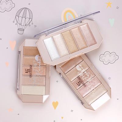 Half N Half Over The Rainbow Highlighter Palette, Vivid Dreams-01 15.6 g - Highlighters & Illuminators