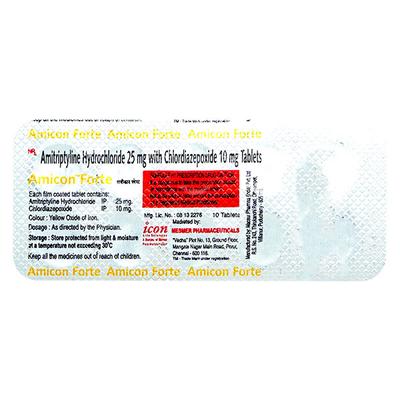 Amicon Forte Tablet 10'S - Anxiety-Anx