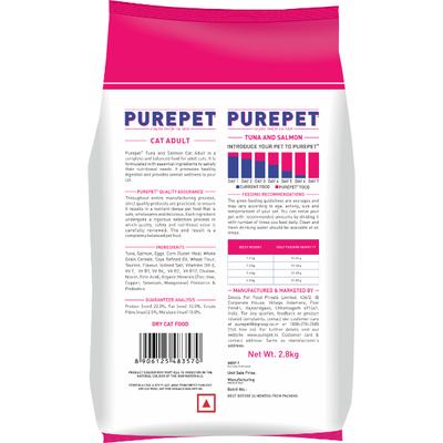 Purepet Adult Cat Food - Tuna and Salmon 2.8 kg - Petfood