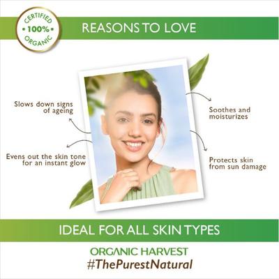 Organic Harvest 4-in-1 Vitamin A Facial Kit Increases Skin Elasticity, Ideal for Dry & 50gm 4's - Facial Kits