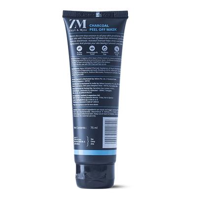 ZM Zayn & Myza Charcoal Peel Off Mask 75 ml - Face Packs