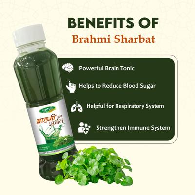 Swadeshi Brahmi Ka Sharbat 700 ml - Ayurvedic Juices