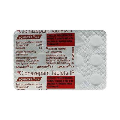 Lonazep 0.5mg Tablet 15'S - Anxiety-Anx