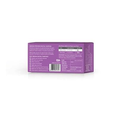 Sirona FDA Approved Premium Digital Tampon - Medium Flow (Pack of 2 x 20's) - Tampons