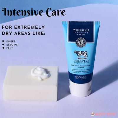 Scentio Milk Plus Organic Whitening Q10 Intensive Cream 50 ml - Face Creams