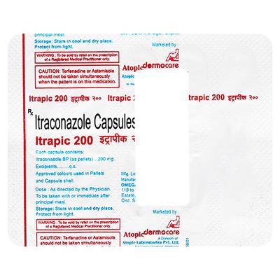 ITRAPIC 200mg Capsule 10's - Fungal Infections-Anf