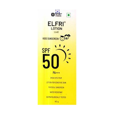 ELFRI KIDS SPF 50 PA+++ SUNSCREEN Lotion 60g - Sun Protectors-Emo