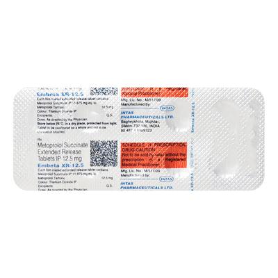 Embeta XR 12.5mg Tablet 10'S - Hypertension-Bet