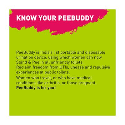 Peebuddy Ladies Stand and Pee Disposable Urination Funnel 20's - Intimate Care