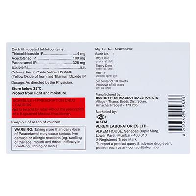 ENZOFLAM MR Tablet 10's - Muscle Spasm-Mus