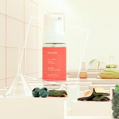 Biocule Oil Clear Foaming Face Wash For Acne, Pimple & Oil Control, With Salicylic Acid (Bha) 100 ml - Face Wash & Cleansers