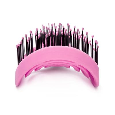 NuWay 4HAIR U.S. Patented Detangler Hair Brush for Men & Women - Rose Pink - Detangling DoubleC 1s 1's - Hair Brushes
