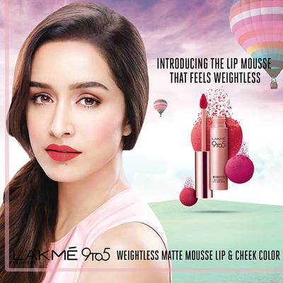 Lakme 9 To 5 Weightless Lip & Cheek Color Pink Lace 9 Gm - Lipsticks
