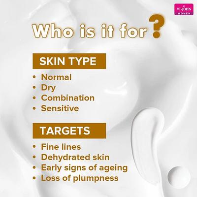 VI-John Women Saffron and Gold Extracts Fairness Cream 50gm - Bb & Cc Creams