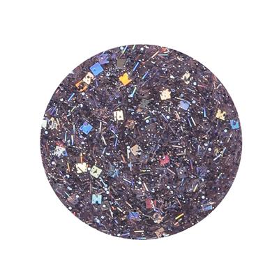 DeBelle Gel Nail Lacquer Tatiana Tassles (Clear Light Purple with Chunky Glitter) 6 ml - Nail Polish