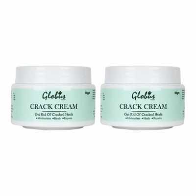 Globus Naturals Crack Cream (Pack of 2) 100 gm - Foot Creams & Lotions