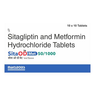 SITA OD MET 50/1000 Tablet 10's - Diabetes-Ant