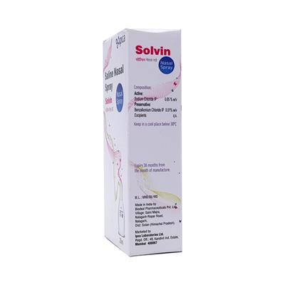 Solvin Nasal Spray 20ml - Nasal Congestion-Nas