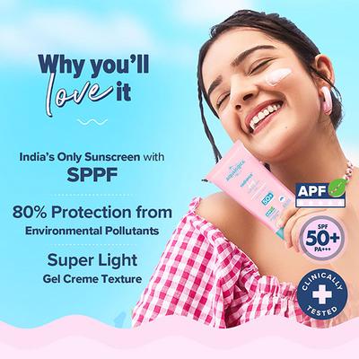 Aqualogica Radiance+ Dewy Sunscreen SPF 50 PA+++ 30 gm - Face Sunscreen