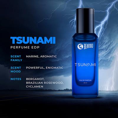 Beardo Men Whisky Smoke And Tsunami Fragrance Long Lasting Pocket Perfume - 20ml Each 1's - Men Perfumes (Edt/Edp)