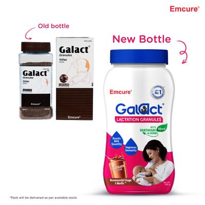 Galact Lactation Granules - Chocolate Flavor 400 g - Nutritional Supplements