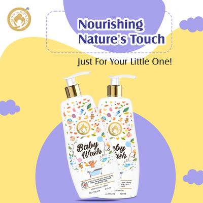 Mom & World Baby Wash 400 ml - Baby Body Wash