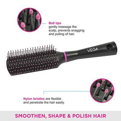 Vega Flat Brush (R16 - FB) 80 gm - Hair Brushes