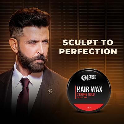 Beardo Hair Wax - Strong Hold Crystal Wax 100 gm - Hair Gels & Waxes