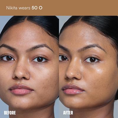 FAE Beauty Face Card Serum Skin Tint- Skin-like Foundation, Shade - 50O - Warm Olive 30 ml - Foundation