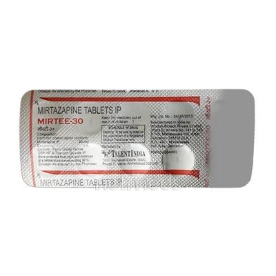 Mirtee 30mg Tablet 10'S - Depression-Ant