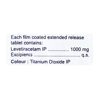 EPITRA ER 1000 Tablet 10's - Epilepsy/Convulsion-Ant