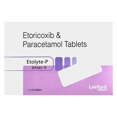 ETOLYTE P Tablet 10's - Pain relief-Nsa
