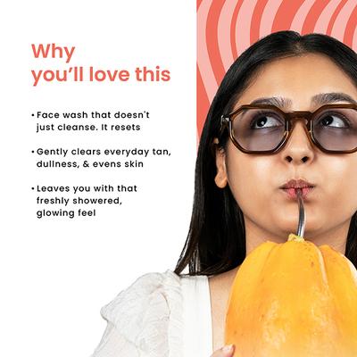 Foxtale Super Glow Face Wash, Reduces Tan, Boosts Glow 100 ml - Face Wash & Cleansers