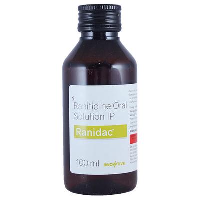 RANIDAC Oral solution 100ml - Ulcer/Reflux/Flatulence-Aaa