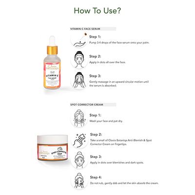 Clovia Botaniqa Vitamin C Face Serum & Spot Corrector Cream 80 gm - Face Serum