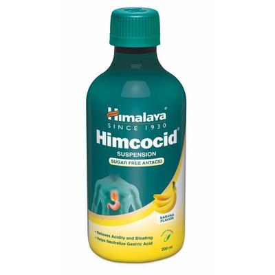 Himalaya Himcocid-SF Suspension - Banana Flavour 200 ml - Digestive Care