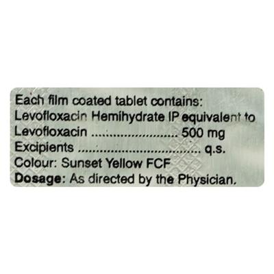 Levum 500mg Tablet 5'S - Bacterial Infections-Qui