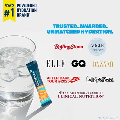 Liquid I.V. Hydration Multiplier- Brazilian Orange, Electrolyte Powder Drink Mix 12's - Multi-Vitamins