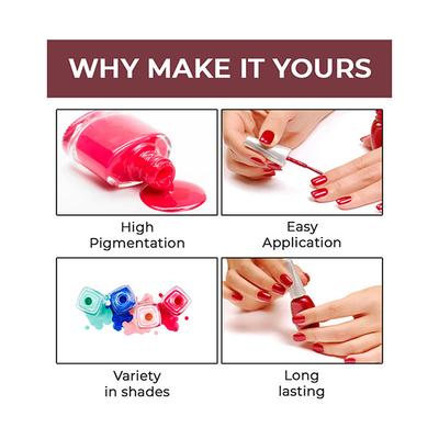 Matt Look Nails Makeup Colour Therapy Nail Polish, Shade No - 18 14 ml - Nail Polish