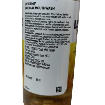 Listerine Original Mouthwash 100 ml - Mouthwash