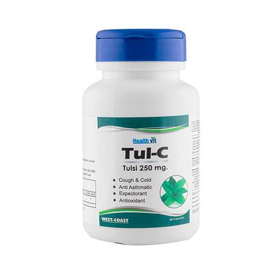 Healthvit TUL-C Tulsi powder 250 mg - Capsules 60's - Vitamin C