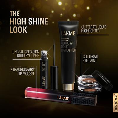 Lakme Unreal Precision Liquid Eye Liner, Black, 4.5ml - Kajal & Kohls